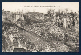 54. Longwy-Haut. Hôpital De Siège Et Partie Nord De La Ville. Ruines 1914-18 - Longwy