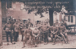 Cossonay VD, Cours D'instruction Des Sapeurs Pompiers En 1919 (20.10.1929) - Cossonay