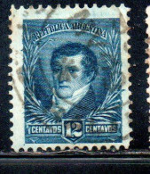 ARGENTINA 1892 1895 BELGRANO 12c USED USADO OBLITERE' - Used Stamps