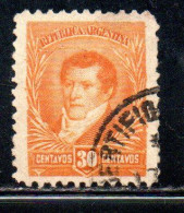 ARGENTINA 1896 1897 BELGRANO 30c USED USADO OBLITERE' - Used Stamps