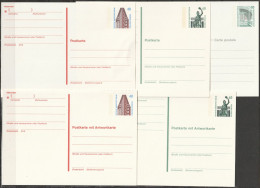 Berlin Ganzsache 1989 Mi.-Nr. P 129 - P133 Ungebraucht ( K 158) - Cartes Postales - Neuves