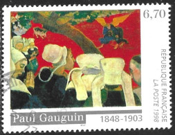 TIMBRE N° 3207  -  TABLEAU GAUGUIN  -  OBLITERE  -  1998 - Oblitérés