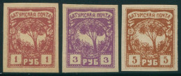 Batum 1919 SG4-6 Trees Imperforate MLH - Georgien