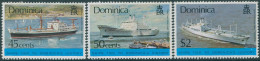 Dominica 1975 SG471-473 Ships (3) MNH - Dominica (1978-...)