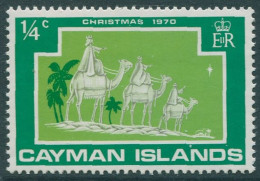Cayman Islands 1970 SG288 ¼c Christmas MNH - Caimán (Islas)