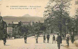 63 - Clermont Ferrand - Boulevard Desais Et Vue Sur Le Puy De Dome - Animée - Voyagée En 1918 - Correspondance - CPA - V - Clermont Ferrand