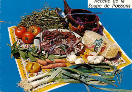 Recettes De Cuisine - Soupe De Poissons - Carte Neuve - Gastronomie - CPM - Voir Scans Recto-Verso - Recepten (kook)