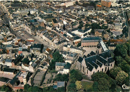 Belgique - Binche - Vue Générale Aérienne - La Collégiale Ste-Ursmer - Carte Dentelée - CPSM Grand Format - Carte Neuve  - Binche