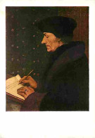 Art - Peinture - Hans Holbein - Portrait De Didier Erasme - CPM - Voir Scans Recto-Verso - Pintura & Cuadros