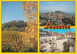 18 - Sancerre - Multivues - Automobiles - Flamme Postale De Vierzon - CPM - Voir Scans Recto-Verso - Sancerre