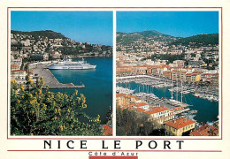 06 - Nice - Vue Générale Du Port - Multivues - Bateaux - SNCM - CPM - Carte Neuve - Voir Scans Recto-Verso - Maritiem Transport - Haven