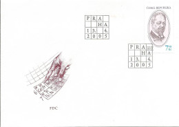 FDC 431 Czech Republic Bohuslav Brauner Anniversary 2005 - Chemie