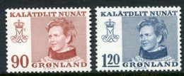 GREENLAND 1974 Definitive: Queen Margarethe MNH / **.  Michel 90-91 - Nuovi