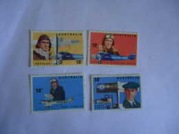 AUSTRALIA   MNH  4 STAMPS  HEROES AND AIRPLANES - Sonstige & Ohne Zuordnung