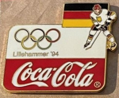 JEUX OLYMPIQUES - OLYMPICS GAMES - LILLEHAMMER '94 - COCA COLA - HOCKEY SUR GLACE - ALLEMAGNE - DEUTSCHLAND - EGF - (20) - Olympische Spelen