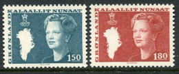 GREENLAND 1982 Queen Margarethe Definitive MNH / **.  Michel  134-35 - Ongebruikt