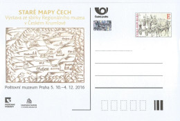 CDV PM 114 Czech Republic Old Maps  Exhibition In Postal Museum 2016 - Geography