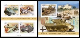 Liberia  2023 80 Years Since The Beginning Of The Battle Of Monte Cassino. (422) OFFICIAL ISSUE - WW2 (II Guerra Mundial)