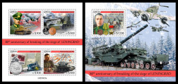 Liberia  2023 80th Anniversary Of Breaking Of The Siege Of Leningrad. (423) OFFICIAL ISSUE - 2. Weltkrieg