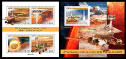 Liberia  2023 20 Years Since NASA's Spirit Rover  Successfully Lands On Mars. (428) OFFICIAL ISSUE - Afrika