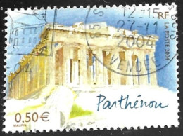 TIMBRE N° 3719   -  PANTHENON  -  OBLITERE  -  2004 - Gebraucht