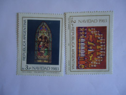ARGENTINA    MNH 2  STAMPS CHRISTMAS 83 - Natale