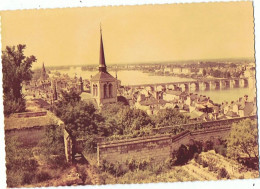 CPM..49..SAUMUR..PANORAMA PRIS DE LA TERRASSE DU CHATEAU - Saumur