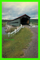 NOTRE-DAME-DES-PINS, QUÉBEC - LE PLUS LONG PONT COUVERT AU QUÉBEC - CIRCULÉE EN 1992 - EDITION ÉCUSSON D'OR - - Andere & Zonder Classificatie