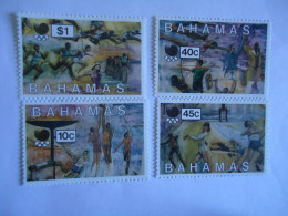 BAHAMAS MNH SET 4  OLYMPIC GAMES 1988 SEOUL - Sommer 1988: Seoul