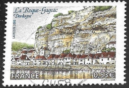 TIMBRE N° 3809   -  LA ROQUE GAGEAC DORDOGNE  -  OBLITERE  -  2005 - Gebraucht