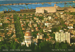 HAIFA, ARCHITECTURE, SHIP, PORT, ISRAEL, POSTCARD - Israele