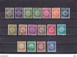 Israel 1951-1954 ( 50 = Less) Used - Used Stamps (without Tabs)