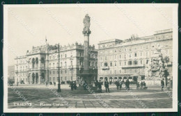 Trieste Città Piazza Unità Foto Cartolina MT1355 - Trieste
