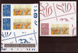 YT N° 3966A X2 + 3969A - Neufs ** - MNH - Autoadhesif - Autocollant - Personnalisé - Nuovi