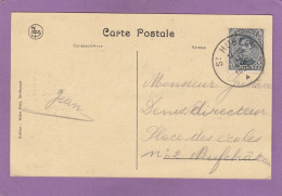 COB NO 183 SUR CARTE POSTALE DE ST. HUBERT. - 1915-1920 Alberto I