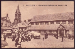 HONFLEUR L EGLISE SAINTE CATHERINE ET LE MARCHE 14 - Honfleur