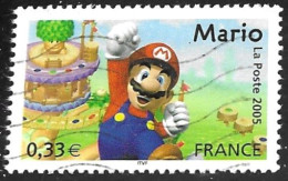 TIMBRE N° 3847   -   MARIO -  OBLITERE  -  2005 - Used Stamps