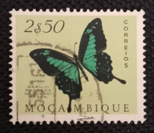 MOZPO0399U6 - Mozambique Butterflies  - 2$50 Used Stamp - Mozambique - 1953 - Mozambique