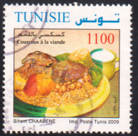 2009- Tunisie - Y&T 1650-  Plats De Tunisie - Couscous à La Viande - OBLI - Tunesien (1956-...)