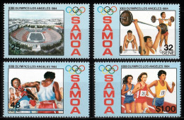 1984 Samoa "Los Angeles" Olimpiadi Olympics Games Jeux Olympiques Set MNH** Tr143 - Sommer 1984: Los Angeles