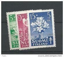 1950 MNH Finland, Finnland, Mi 385-7, Postfris - Unused Stamps