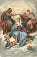 "Velazquez. Coronación De La Virgen". Fine Art, Painting, Stengel Postcard # 29027 - Pintura & Cuadros