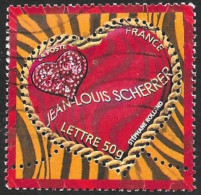 TIMBRE N° 3862   -   COEUR JEAN LOUIS SCHERRER -  OBLITERE  -  2006 - Used Stamps