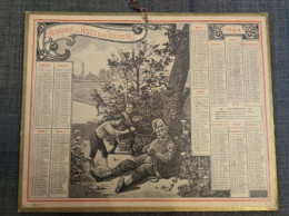 Calendrier PTT ALMANACH 1901 Des Postes Et Télégraphes 45 Loiret - Gendarme - Oberthur - Grand Format : 1901-20