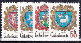 ** Tchécoslovaquie 1982 Mi 2651-4 (Yv 2474-7), (MNH)** - Ungebraucht