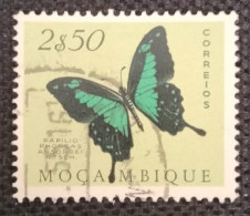 MOZPO0399UG - Mozambique Butterflies  - 2$50 Used Stamp - Mozambique - 1953 - Mozambique