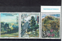 EUROPA** - 1999 - RESERVES ET PARCS NATURELS - KAPAONIC (faucon Pélerin) - LOVCEN Fleurs) - Unused Stamps