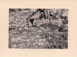 ALPES VACHERIE DE PIERRE STRECHE 1954  ALPINISME  PHOTO ORIGINALE  11 X 8 CM - Orte