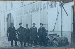 MARCHAND DE VINS GRAND ROQUEBLAVE BERCY 12 RUE DE VOUVRAY PARIS CARTE PHOTO MAGASIN DEVANTURE - Photos