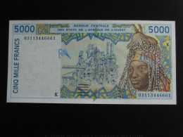 5000 Cinq Mille Francs 2002  - SENEGAL - Banque Centrale Des états De L'Afrique De L'ouest  **** EN ACHAT IMMEDIAT **** - Sénégal